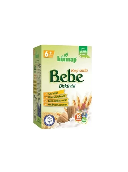 Hünnap Keçisütlü Vitaminli Bebe Bisküvisi 400 Gr - Resim 2