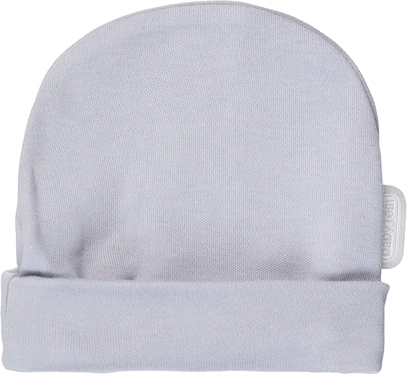 BabyJem Yenidoğan Bebe Şapka 397 Gri ürün görseli