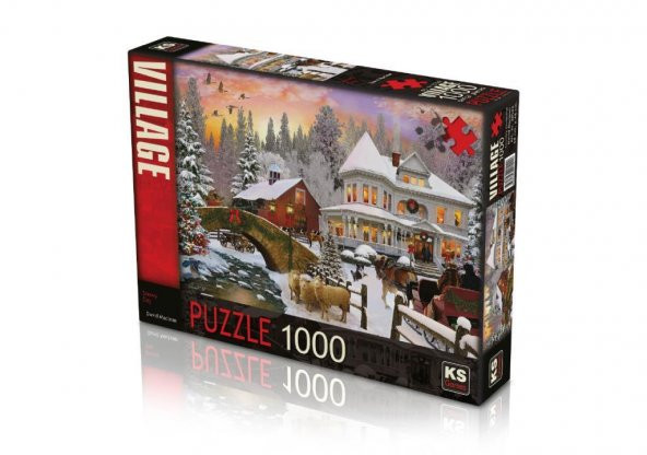 Snowy Day 1000 Parça Puzzle Ks Games