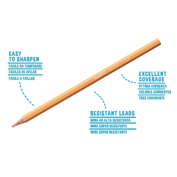 Carioca Pastel Renk Kuru Boya Kalemi 12'Li - 3