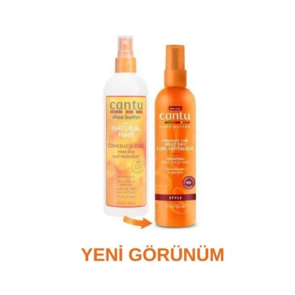 Cantu Doğal Saçlar İçin Bukleleri Geri Getiren Sprey 355 mL - Resim 2