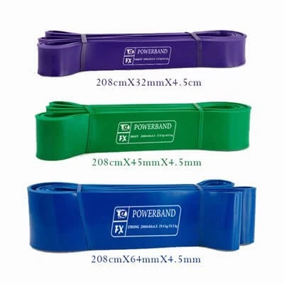 Powerband Direnç Lastiği ve Egzersiz Bandı Yüksek Direnç Seti 3 Adet - 2