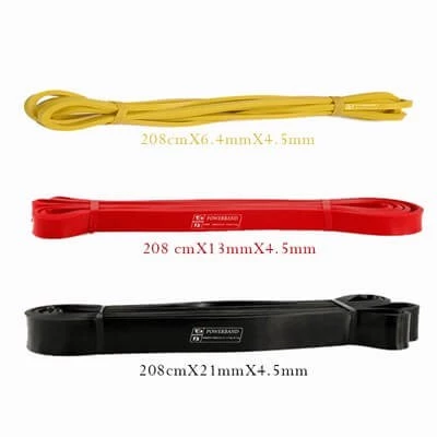 Powerband Direnç Lastiği ve Egzersiz Bandı Hafif Direnç Seti 3 Adet - 2