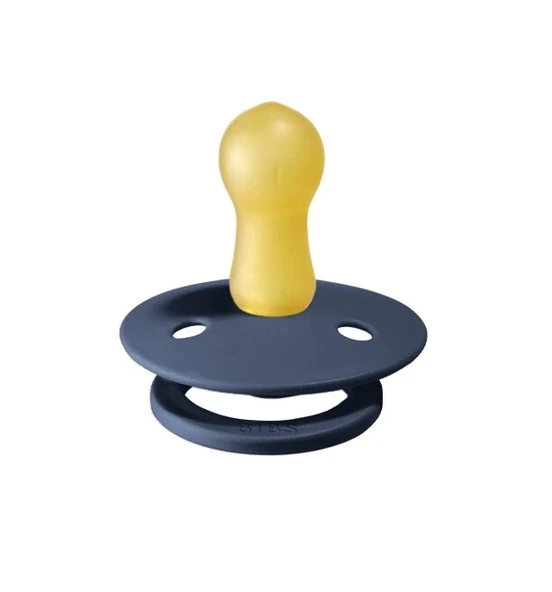 Bibs Colour Kauçuk Emzik 6-18 Ay Steel Blue - 2