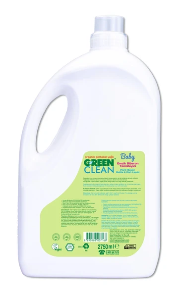 Green Clean Baby Bitkisel Emzik Biberon Temizleyici 2750ml - 2