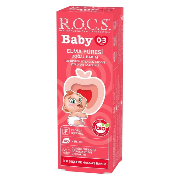 R.O.C.S.Baby Diş Macunu 35ml 0-3 Yaş Elma ürün görseli