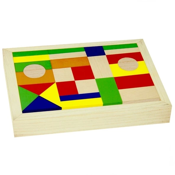 PlayWood 29 Parça Ahşap Bloklar - 3