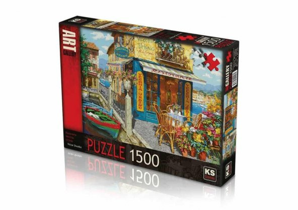 Ristorante Vecchia Urbino 1500 Parça Puzzle Ks Games