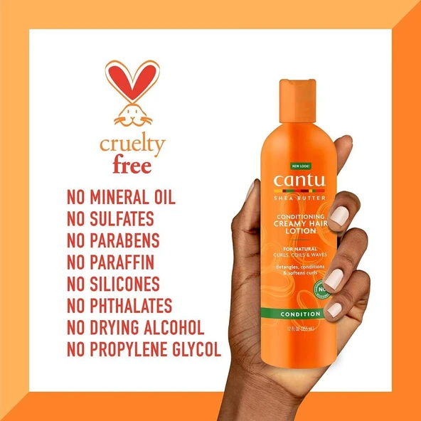 Cantu Shea Yağı Doğal Saçlar İçin Yumuşatan ve Nemlendiren Bakım Kremi 355 mL - Resim 4
