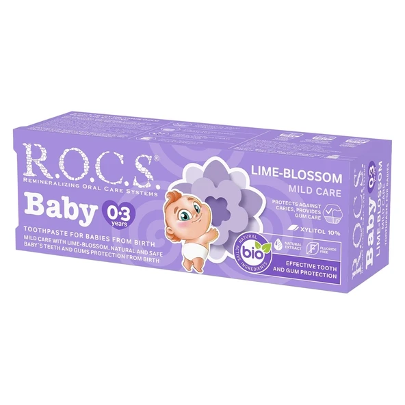 R.O.C.S.Baby Diş Macunu 35ml 0-3 Yaş Ihlamur - 2