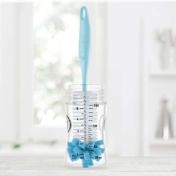 BabyJem Süngerli Biberon Fırçası 776 Mavi - 3