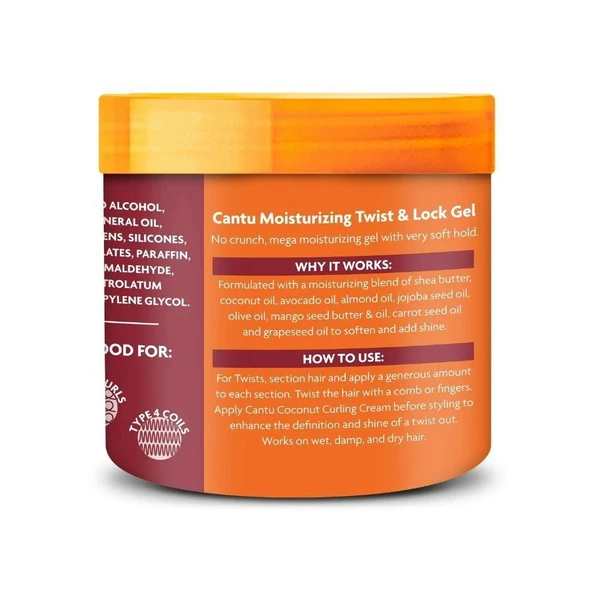 Cantu Doğal Saçlar İçin Nemlendirici ve Bukle Yapıcı Jel 370 gr - Resim 4