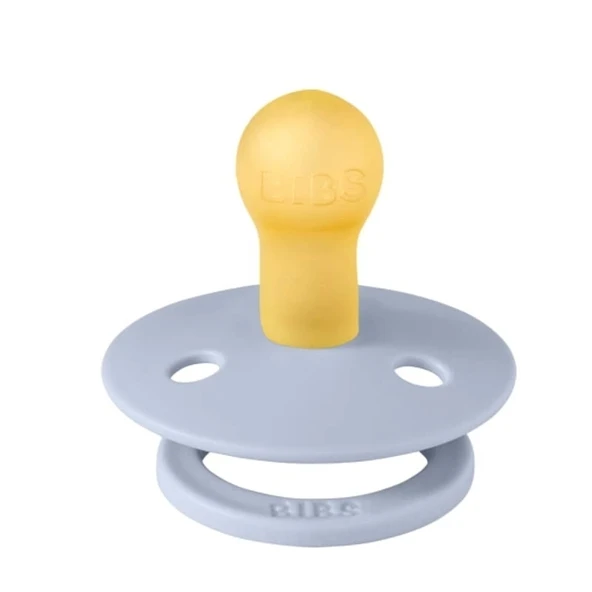 Bibs Colour Kauçuk Emzik 0-6 Ay Dusty Blue - Resim 2