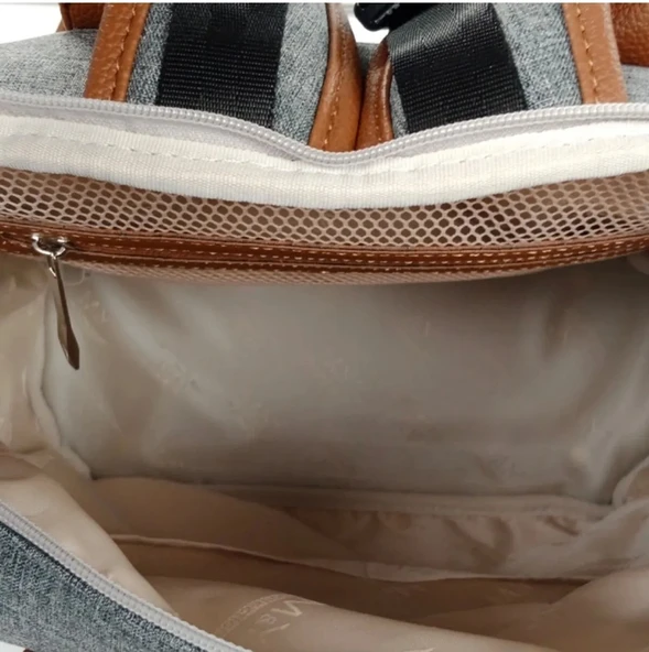 M&Y Dora Anne Bebek Sırt Çantası 6725 Gri - 5