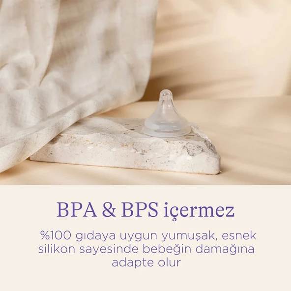 Lansinoh Biberon Natural Wawe Biberon Emziği 240ml - Resim 8