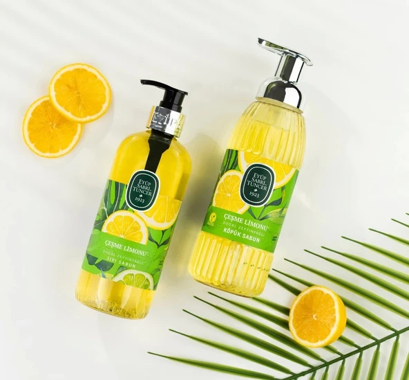 Eyüp Sabri Tuncer Doğal Zeytinyağlı Köpük Sabun 500 ml Çeşme Limonu - 2