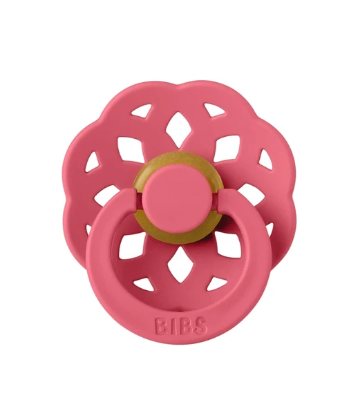 Bibs Boheme Kauçuk Emzik 0-6 Ay Coral ürün görseli 1