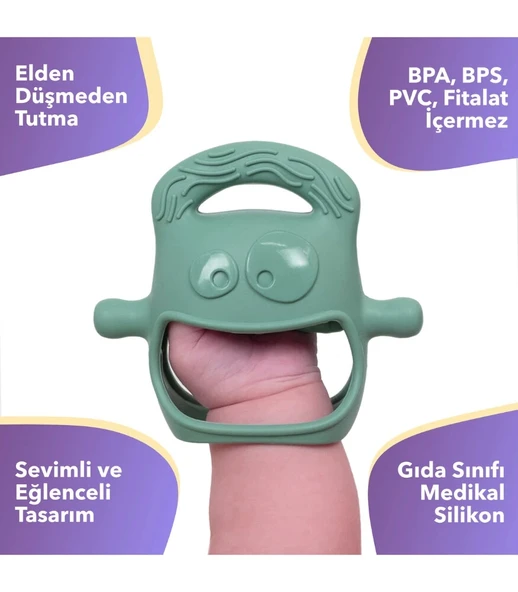 Mochi Diş Kaşıyıcı Yeşil - 4