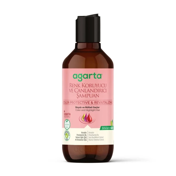 Agarta Renk Koruyucu ve Canlandırıcı Şampuan 400 ml - 1