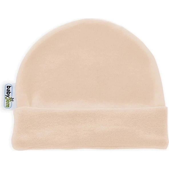 BabyJem Yenidoğan Bebe Şapka 397 Somon ürün görseli