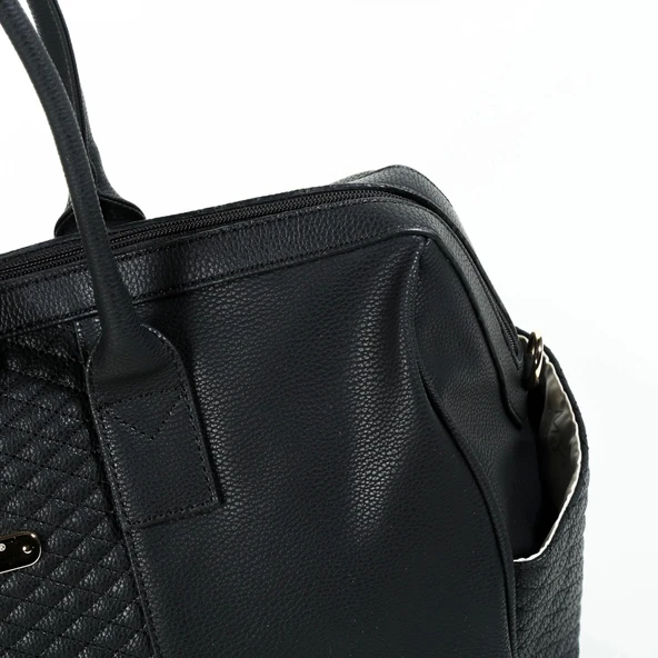 M&Y Gaia Deri Anne Bebek Bakım Çanta Seti 7240 Siyah - 5