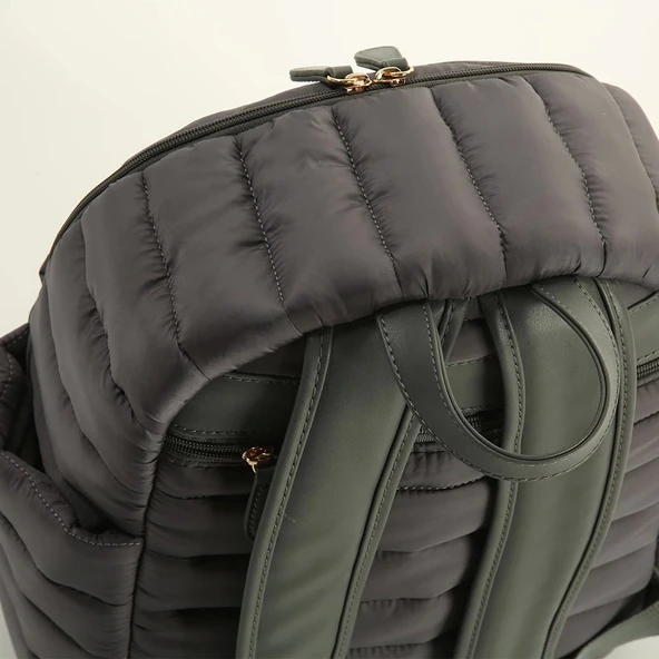 M&Y Puff Anne Bebek Bakım Sırt Çantası 7335 Gri - 6