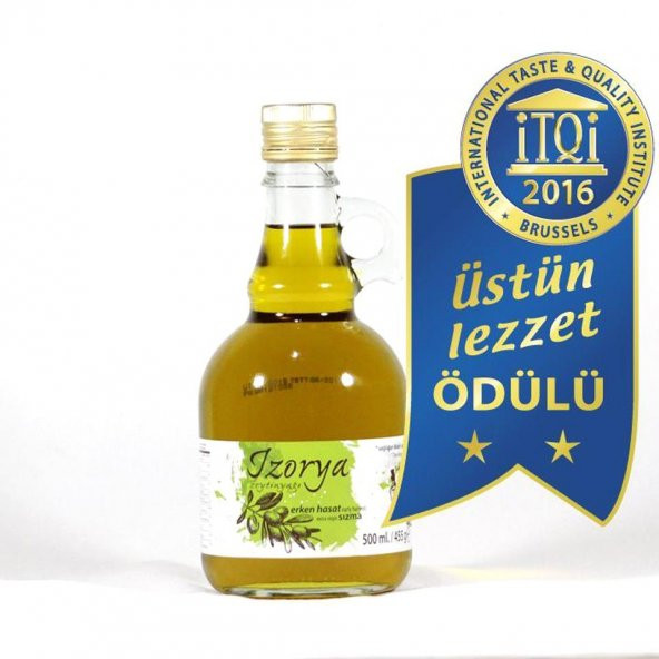 Erken Hasat Zeytinyağı Soğuk Sıkma 0.5L Gallone Cam Şişe - 2