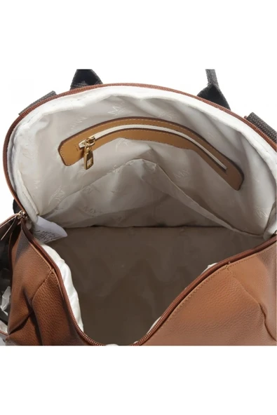 M&Y Holifera Deri Anne Bebek Bakım Sırt Çantası 7260 Taba - 5