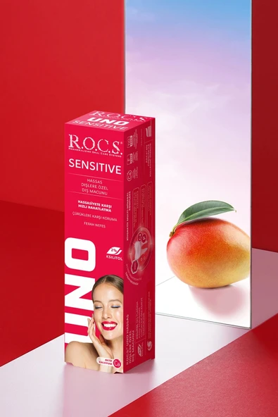 R.O.C.S.Uno Sensitive Hassas Dişlere Özel Diş Macunu 60 ml - 5