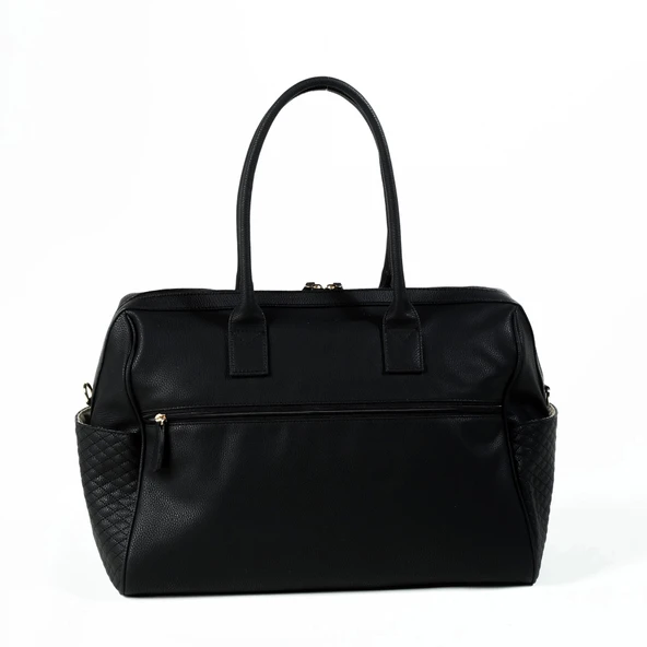 M&Y Gaia Deri Anne Bebek Bakım Çanta Seti 7240 Siyah - 3