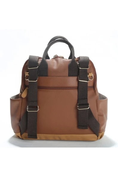 M&Y Holifera Deri Anne Bebek Bakım Sırt Çantası 7260 Taba - 2