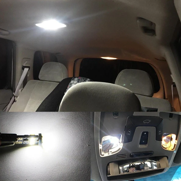 Fiat 500-Palio-Punto-Marea-Stilo  PLAKA LAMBASI BEYAZ LED AMPULÜ - 2