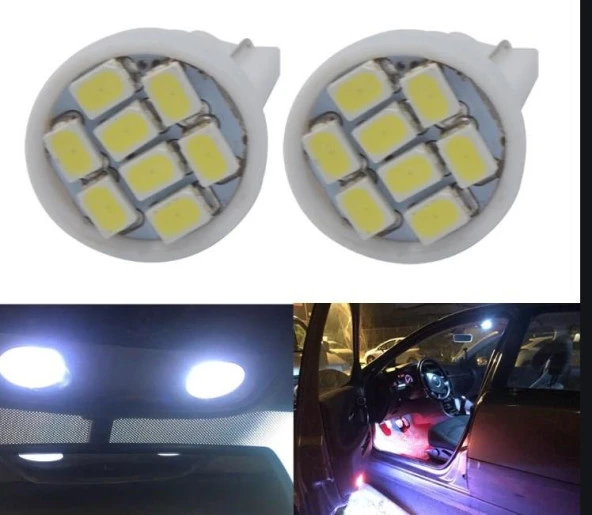 Honda Civic-Jazz-Accord-City  PLAKA LAMBASI BEYAZ LED AMPULÜ - Resim 3