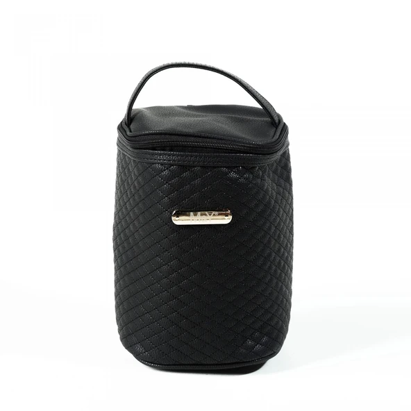 M&Y Gaia Deri Anne Bebek Bakım Çanta Seti 7240 Siyah - 7