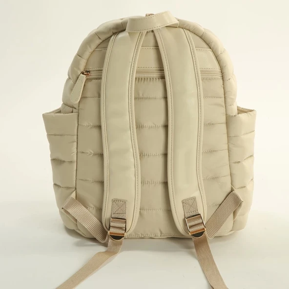 M&Y Puff Anne Bebek Bakım Sırt Çantası 7335 Krem - 2