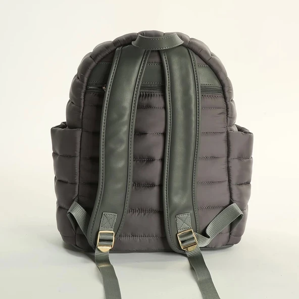 M&Y Puff Anne Bebek Bakım Sırt Çantası 7335 Gri - 2