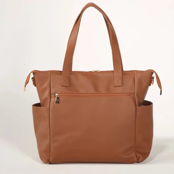 M&Y Victory Deri Anne Bebek Bakım Çantası 7210 Taba - 2