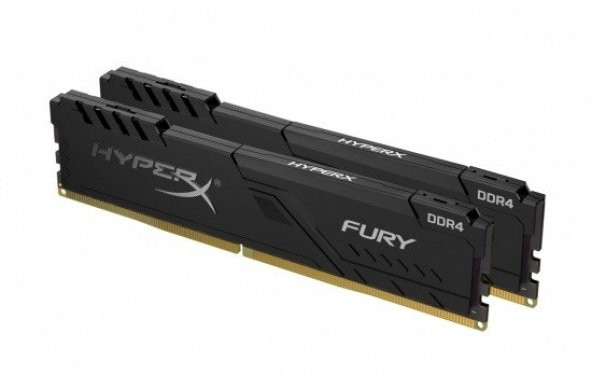 Kingston HyperX FURY Black 32GB 3600MHz DDR4 CL17 DIMM (4x8) Gaming Bellek (HX436C17FB3K4/32)