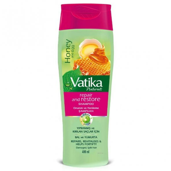 Vatika Naturals Şampuan Bal Özlü Yıpranmış Kırıla Saçlar İçin 400 Ml