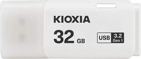 32GB USB3.2 GEN1 KIOXIA BEYAZ USB BELLEK LU301W032GG4 - Resim 2