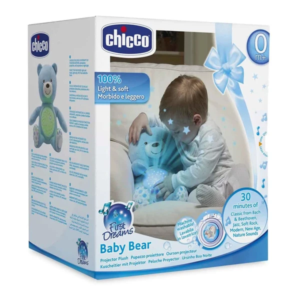 Chicco Bebek Ayıcık Projektör Mavi - 6