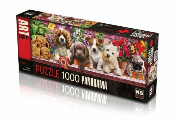 Panoramik Puppies 1000 Parça Puzzle Ks Games