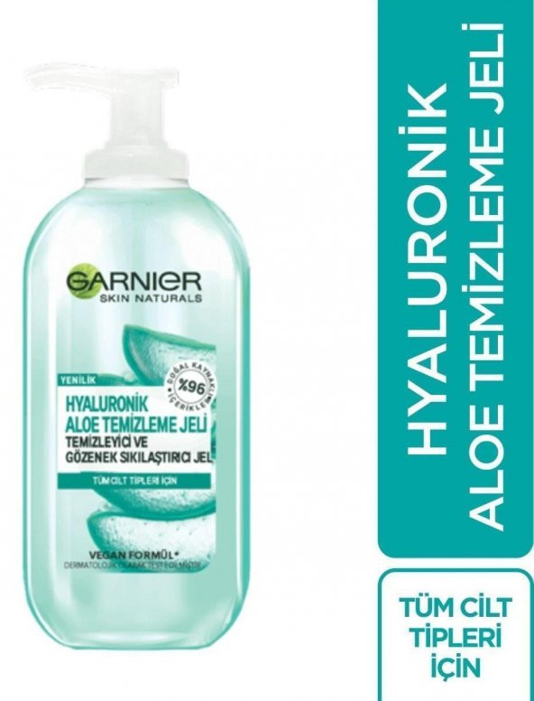 Garnıer Hyaluronik Aloe Gözenek Sıkılaştırıcı Temizleme Jeli 200 Ml