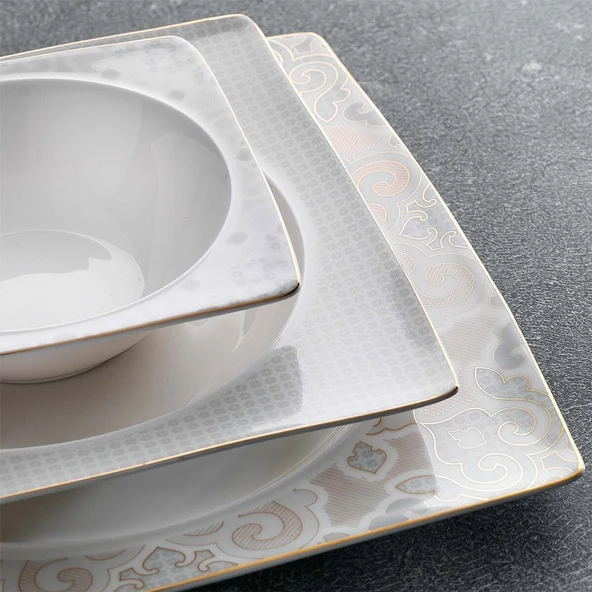 Schafer Glamor Point 60 Parça 12 Kişilik Yemek Takımı - 7