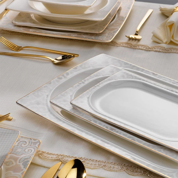 Schafer Glamor Point 60 Parça 12 Kişilik Yemek Takımı - 4