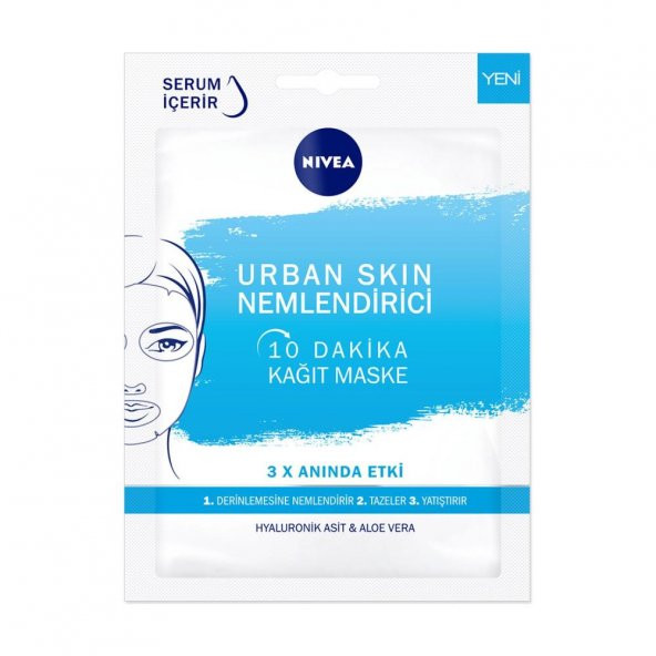 Nivea Urban Skin Nemlendirici 10 Dakika Kağıt Maske - 2