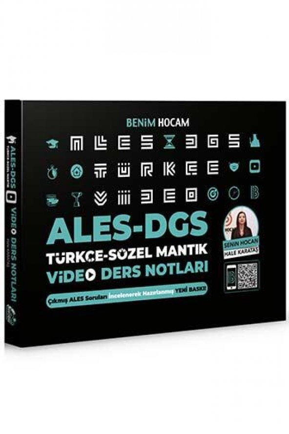 ​​Benim Hocam Yayınları 2021 ALES DGS Türkçe Sözel Mantık Video Ders Notları