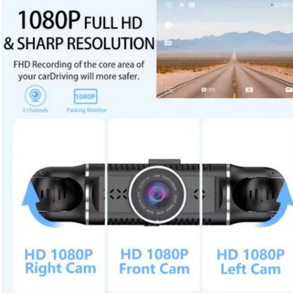 3 inç dvr 4 lensli wifi özelliklli / GUPR99 - Resim 8