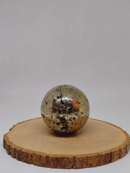 Pirit Taşı Koleksiyonluk Küre (Peru) - 460gram (52954) - 2