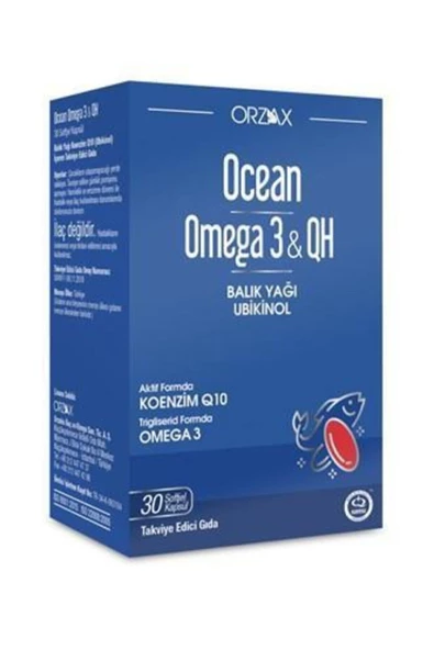 Ocean Omega 3 & Qh 30 Yumusak Kapsul ürün görseli